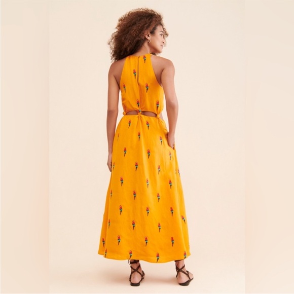 Farm Rio Parrot Halter Maxi Dress - Picture 2 of 4